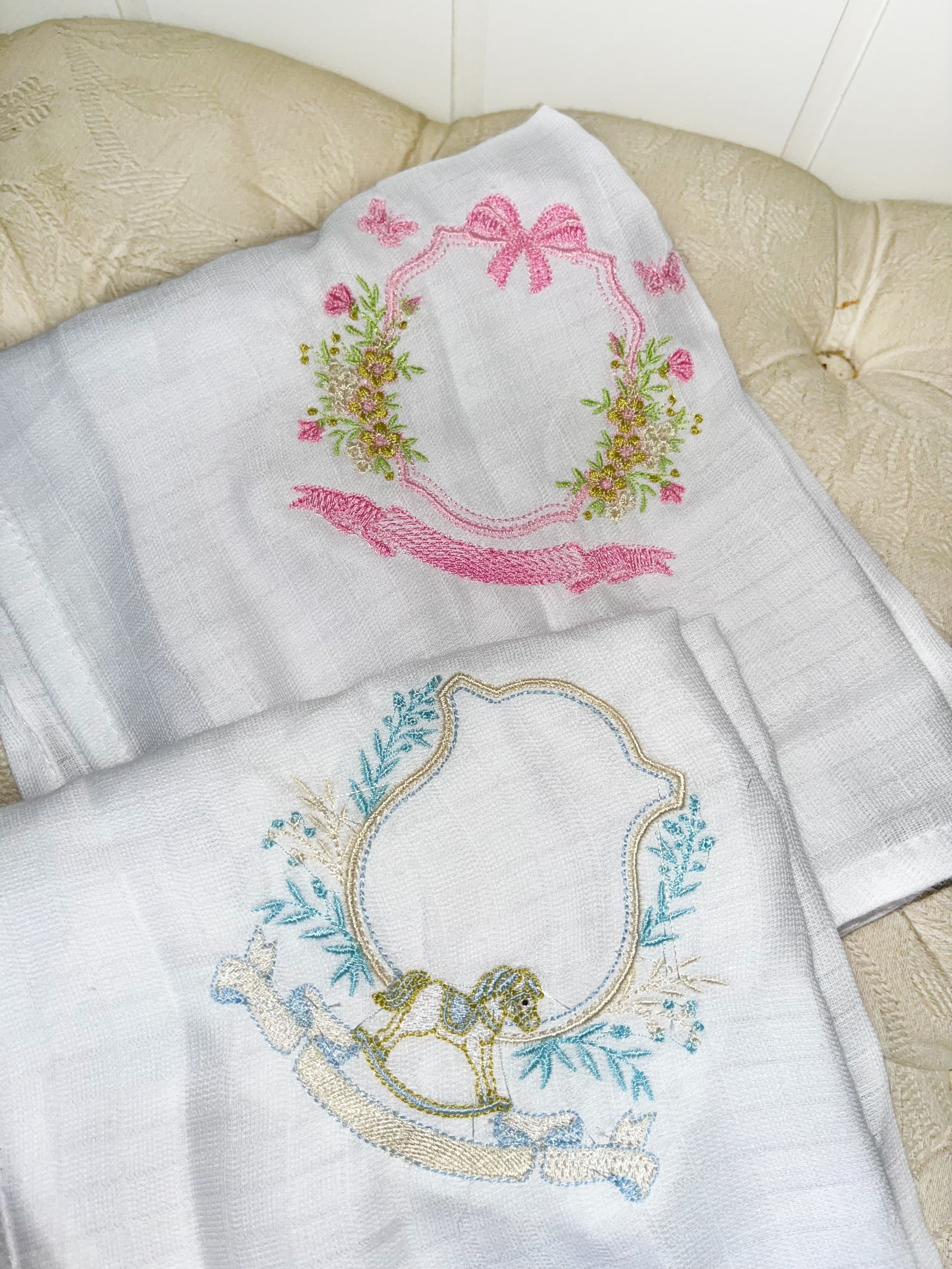Heirloom collection muslin cloths