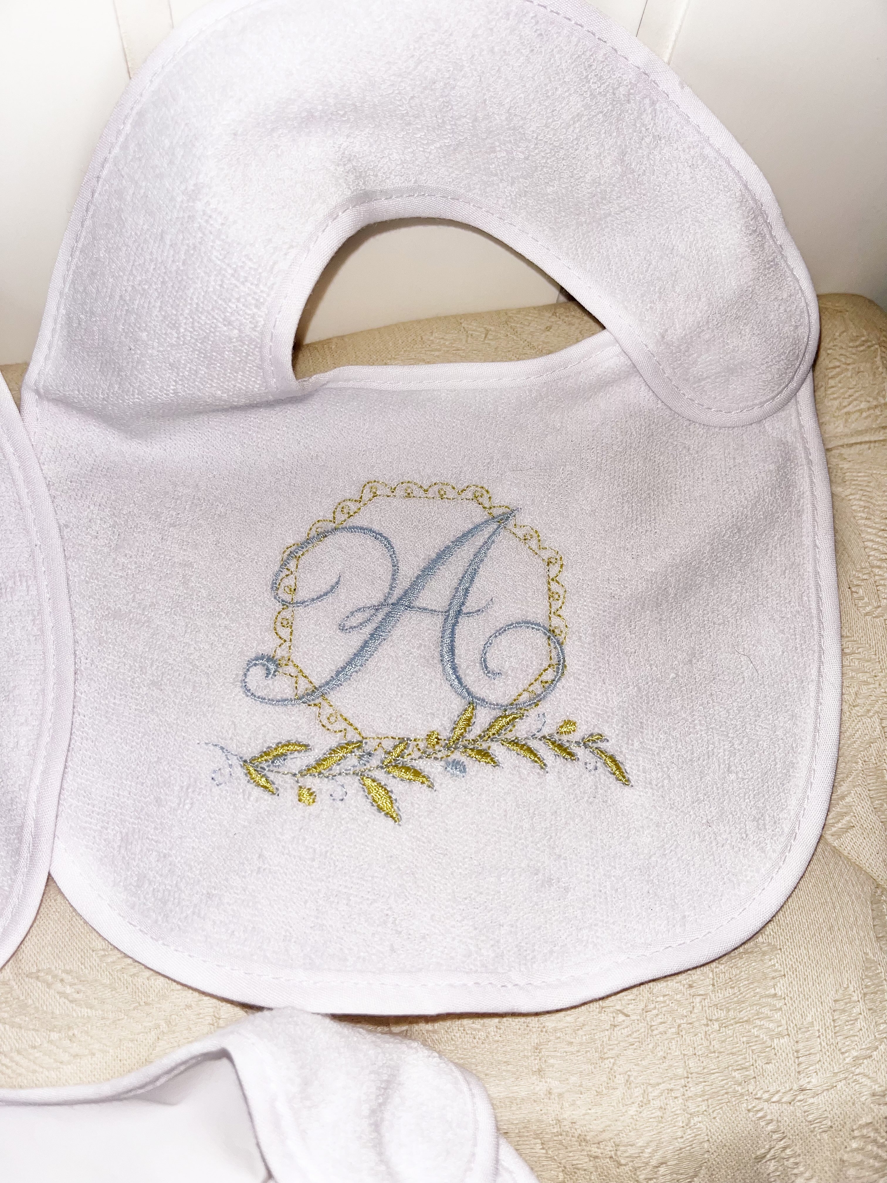 Boys initial bib