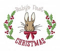 Baby’s first Christmas embroidery design